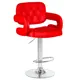 Барный стул Dobrin Tiesto LM 56x117x57 см искусственная кожа цвет красный