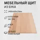 Мебельный щит Дом Дерева 2400x600x20мм Бук Экстра Цельноламельный