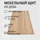 Мебельный щит Дом дерева 60x290x2 см дуб сорт AB