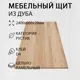 Мебельный щит Дом дерева 60x240x2 см дуб сорт AB