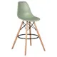 Барный стул Dobrin DSW Bar LMZL 56x108x56 см полипропилен цвет мятный