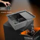 Мойка для кухни Wisent WS37851B-L/W02-114B 51x78 см глубина чаши 21 см нержавеющая сталь цвет графит
