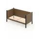Кровать Solarius Тахта орто основание kor80-160ser-orto 90 x 101 x 170 см дерево цвет коричневый, антрацит