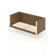 Кровать Solarius Тахта орто основание kor80-170van-orto 90 x 101 x 180 см дерево цвет коричневый, ванильный