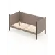 Кровать Solarius Тахта орто основание 90 x 101 x 210 см дерево цвет мокко мусс;венге