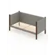 Кровать Solarius Тахта орто основание svetser90-200ven-orto 100 x 101 x 210 см дерево цвет светло-серый, венге
