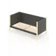 Кровать Solarius Тахта орто основание temser80-190van-orto 90 x 101 x 200 см дерево цвет темно-серый, ванильный