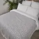 Плед La Notta Areca 130x170 см флис цвет серый