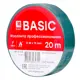 Изолента EKF Basic 19 мм 20 м ПВХ цвет зеленый