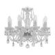 Люстра потолочная хрустальная Bohemia Ivele Crystal 105.8.141.Ni E14 8 ламп 16 м²