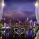 Фотообои Divino Decor Вид на мегаполис ночь K-030 300x270 см