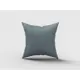 Подушка декоративная Бархат Domlegrand 40x40 цвет серо-голубой