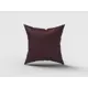 Подушка декоративная Канвас Domlegrand 40x40 цвет марсала
