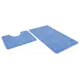 Набор ковриков Shahintex РР 814411 50x80+50x50 см цвет голубой