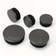 Заглушка для труб круглая ⌀32мм цвет черный 50шт