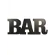 Настенный декор Elenadecor "BAR" черный