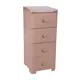 Комод Альтернатива 36x83x37.5 см 4 ящика пластик цвет темно-бежевый 11656