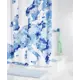Штора для ванных комнат Ridder Europe синий 180x200см