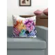 Наволочка декоративная Gustav House из флиса 45x45 "Зебры разноцветные" 662