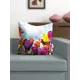 Наволочка декоративная Gustav House из флиса 45x45 "Яркие тюльпаны" 705