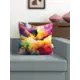 Наволочка декоративная Gustav House из флиса 45x45 Краски холи 711