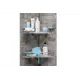 Полка для ванной комнаты Primanova M-N31-30 Угловая цвет хром