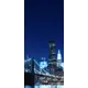 Наклейка для дверей и мебели Wallfix "Огни ночного города" 95x220 см W299