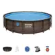 Бассейн каркасный Bestway Power Steel Ротанг 549x122 см 23062 л