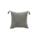Декоративная подушка Edelson Velvet серый смог, 45x45 см