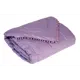 Одеяло Sn textile плед Bubble Gum с помпонами 220x205 лаванда