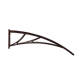 Кронштейн пластиковый Алмарта 60x31x105см S коричневый