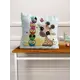 Наволочка декоративная Homepick из флиса 40x40 см GiraffeAndOwls 1944