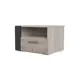 Тумба прикроватная 55.20x38x45 см 1 ящик ЛДСП цвет коричневый ТП-003.1