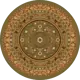 Ковер шерсть Floare-carpet 100100-26565542-3105 100x100 см