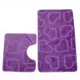 Коврик для ванной комнаты Zalel ZalelB60100_lilac 100x60см цвет фиолетовый