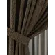Комплект штор на шторной ленте блэкаут Helga Лерониос 150x260 см цвет коричневый