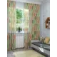 Тюль на шторной ленте Homepick Leaves 290x265 см цвет коричневый