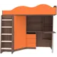 Кровать Кариви КИВи 193x170x88 см ЛДСП цвет оранжевый 00323-03-20-00