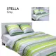 Комплект постельного белья Цветные сны Stella 8515236, полутораспальный, поплин цвет серый/серебристый