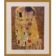 Картина в раме "Поцелуй густав климт" 30x24 см
