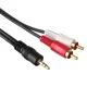 Кабель аудио ExeGate EX-CCA-458-2.0 3.5mm Jack M/2xRCA M 2 м