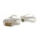 Разъем легкой оконцовки RJ-45 Hyperline PLEZ-8P8C-UA-C6-100 под витую пару