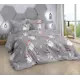 Пододеяльник Home Mercury Китти 23312, 215x143 см, бязь, цвет серый