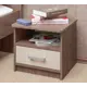 Тумба прикроватная Пирамида 47x40x42 см 1 ящик ламинат цвет ясень шимо