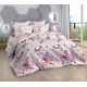 Пододеяльник Home Mercury Влюбленные зайцы 24009, 200x220 см, поплин, цвет розовый
