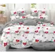 Простыня Home Mercury Влюбленные коты компаньон 24455, 180x220 см, поплин, без резинки