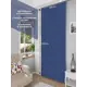 Тюль на шторной ленте Homepick Dark Blue 145x265 см цвет синий