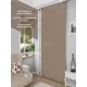 Тюль на шторной ленте Homepick Coffee 145x265 см цвет кофейный