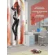 Тюль на шторной ленте Homepick Diluc 145x265 см цвет красный