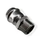 Муфта комбинированная Zeissler 1/2"x15 мм НР-ВПр нержавеющая сталь